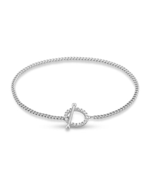 O-Armband aus Silber und Zirkonia