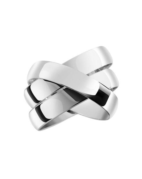 Bague Croisée en Argent