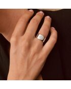 Bandring aus Silber und Zirkonia