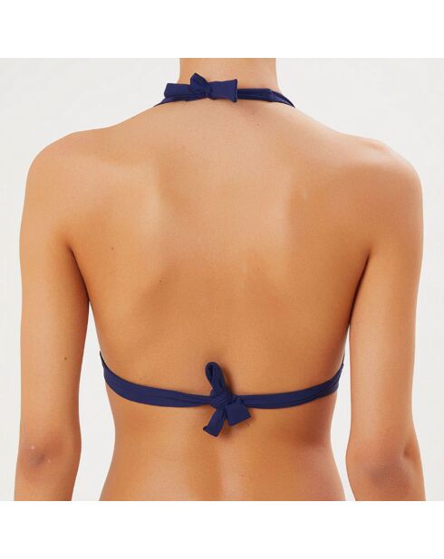 Haut de maillot de bain Essentiels bleu marine
