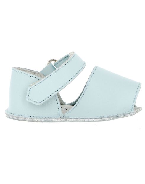 Sandalias de piel azules