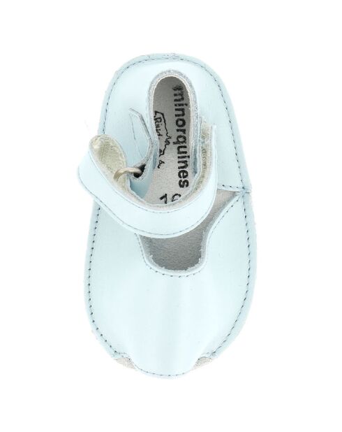 Sandalias de piel azules