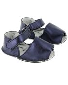 Sandalias de piel azules