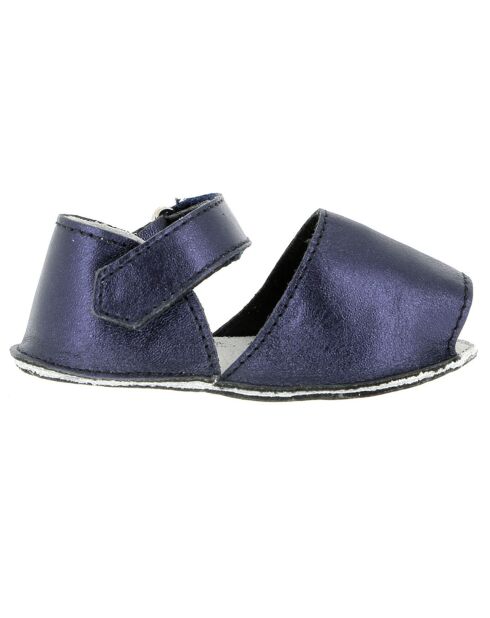 Sandalias de piel azules