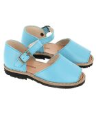 Sandalias de piel azules