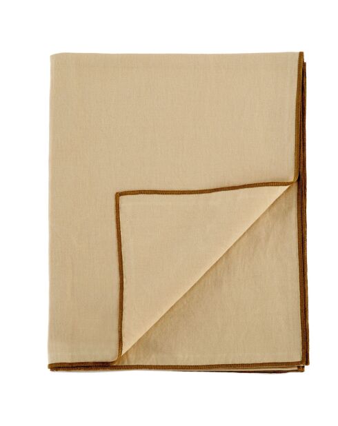 Beige tafelloper - 55x140 cm