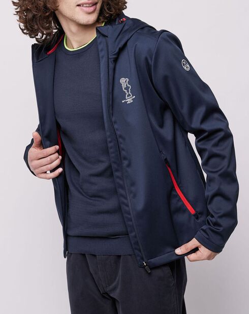 Veste San Diego Softshell bleu marine