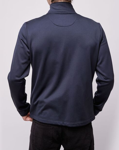 Sweat zippé Cowes Micropolaire bleu marine