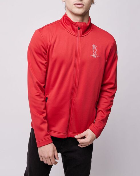 Sweat zippé Cowes Micropolaire rouge