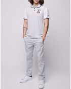 Polo Auckland Piquet gris clair