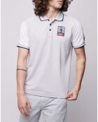 Polo Auckland Piquet gris clair