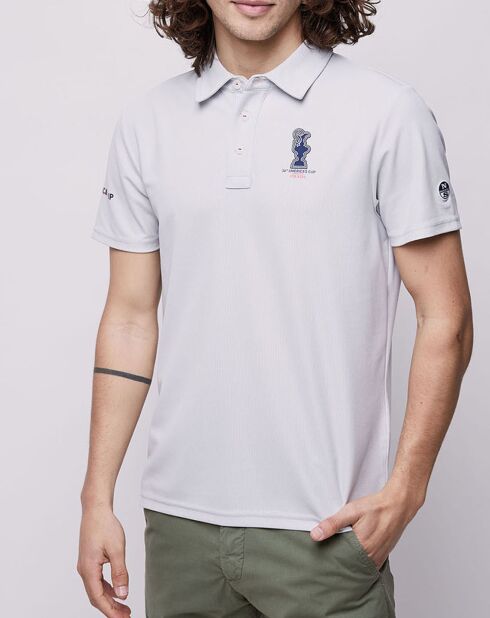 Polo Valencia Signature gris clair