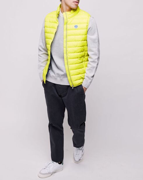 Doudoune sans manches Light recyclée jaune fluo