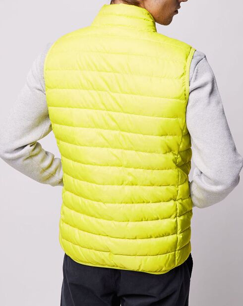Doudoune sans manches Light recyclée jaune fluo