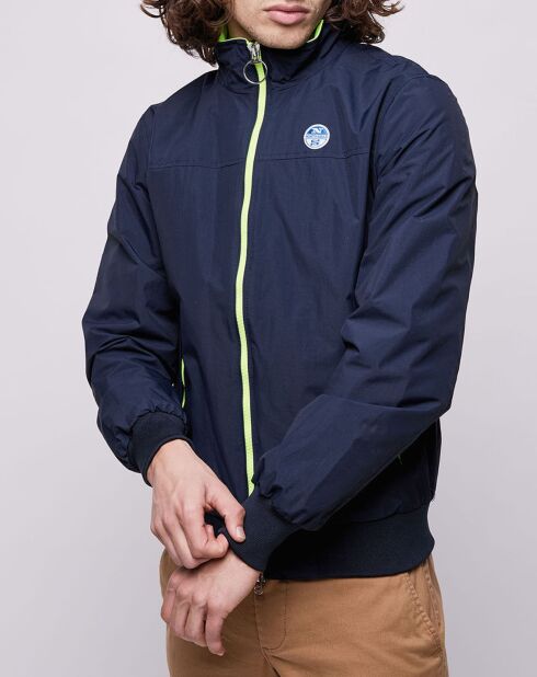 Veste Sailor bicolore bleu/jaune fluo