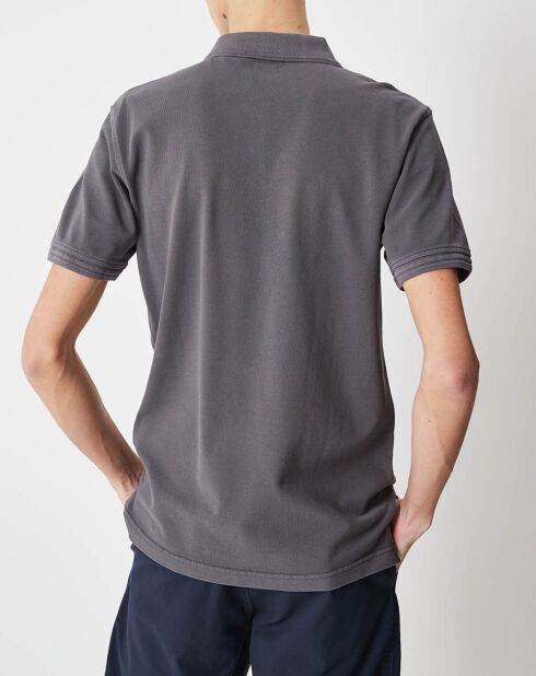 Polo en Coton Authentic à Logo noir