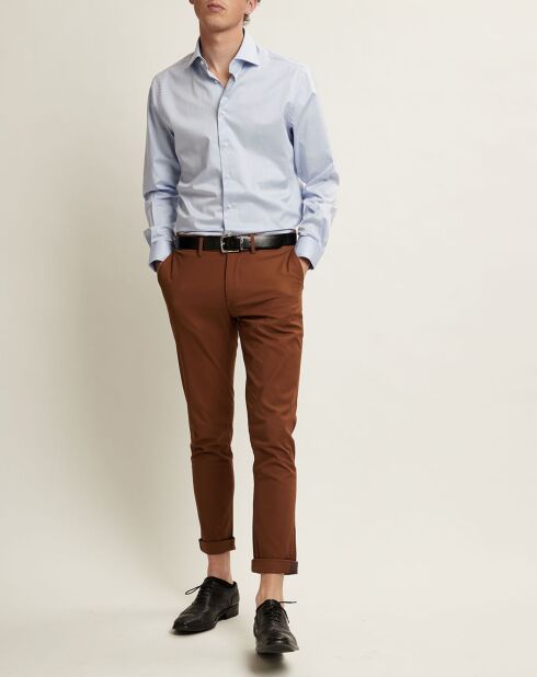 Pantalon Skinny Arthur taupe foncé