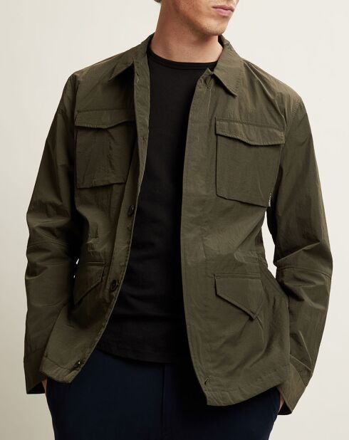 Veste saharienne Noah vert foncé
