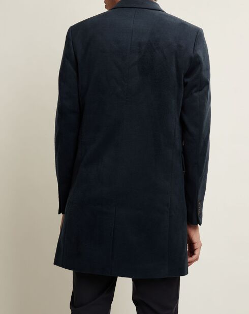 Manteau Gabin bleu marine