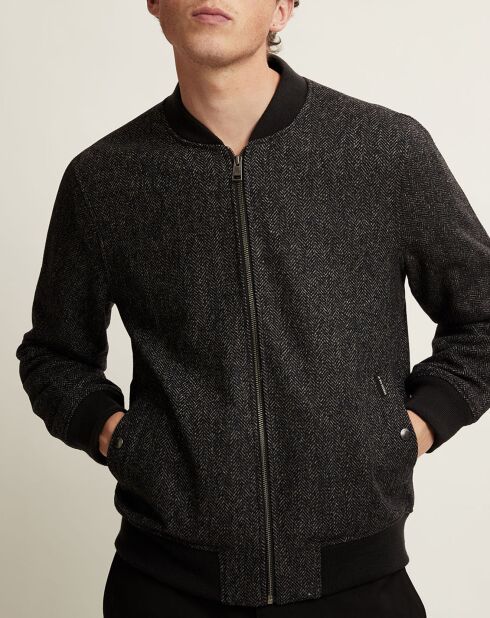 Veste en Laine mélangée Nathan café