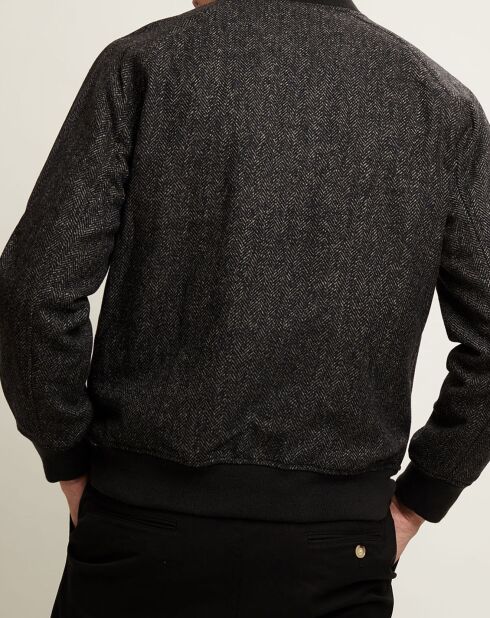 Veste en Laine mélangée Nathan café