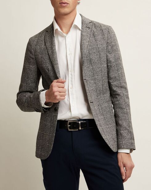 Veste en Laine mélangée Mohamed grise
