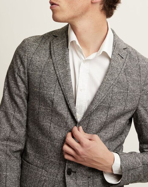 Veste en Laine mélangée Mohamed grise