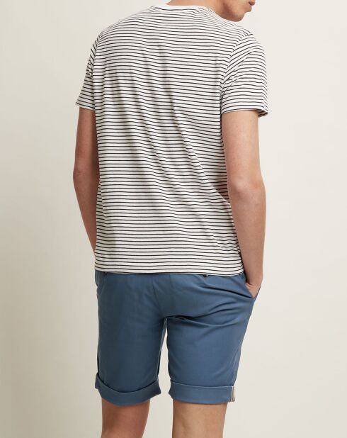 Eden weißes gestreiftes T-Shirt