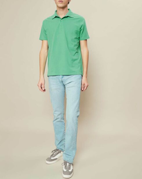 Polo in piqué menta