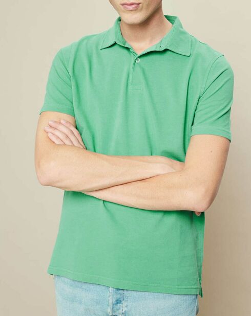 Polo in piqué menta