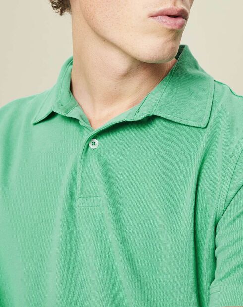 Polo in piqué menta