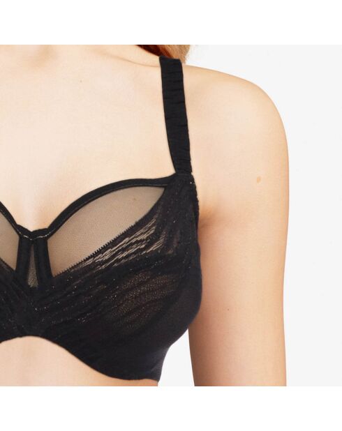 Soutien-gorge soft Likeness noir/doré