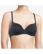 Soutien-gorge Norah en dentelle gris bleu