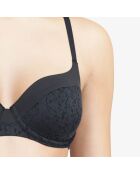 Soutien-gorge Norah en dentelle gris bleu