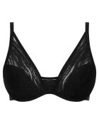 Soutien-gorge plongeant Likeness noir/doré