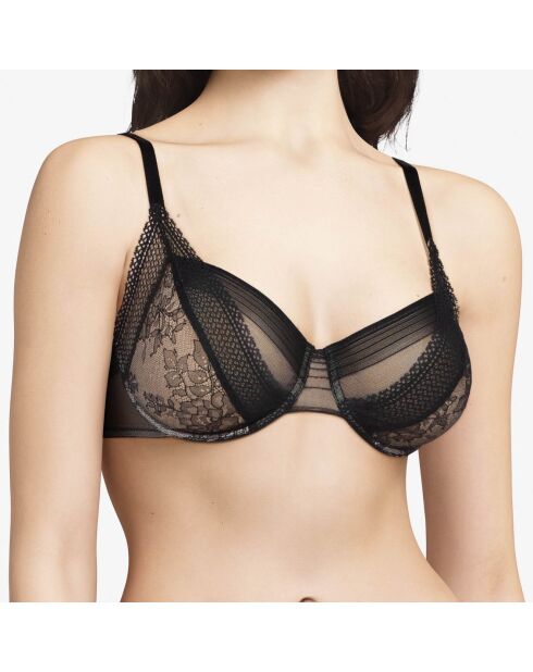 Soutien-gorge enveloppant soft Sukeban noir