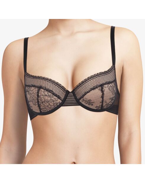 Soutien-gorge push-up Sukeban noir