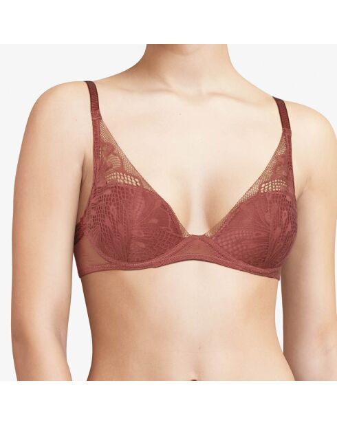 Soutien-gorge plongeant Thelma terracotta