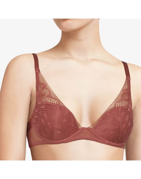 Soutien-gorge plongeant Thelma terracotta