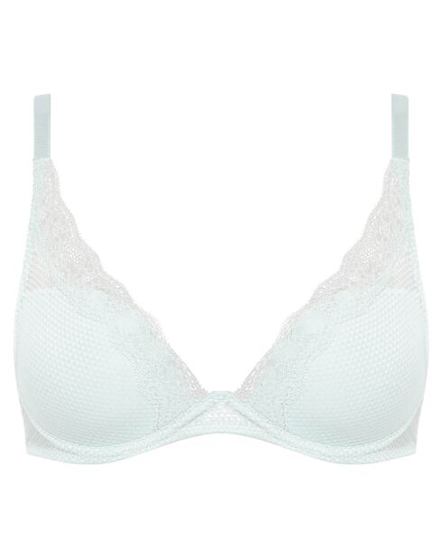 Soutien-gorge plongeant Brooklyn bleu clair