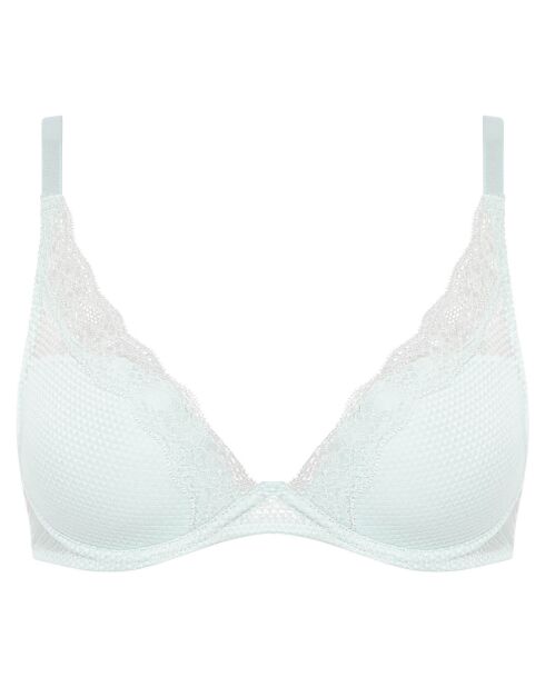 Soutien-gorge plongeant Brooklyn bleu clair