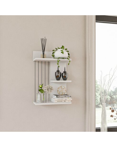 Etagère murale Kinik blanche - 40x60x19 cm