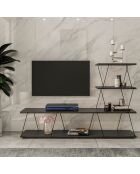 Meuble TV Ilgaz anthracite - 150x93x30 cm