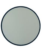 Miroir mural Yuvarlak noir - D.60x2.2 cm