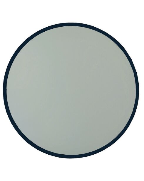 Miroir mural Yuvarlak noir - D.60x2.2 cm