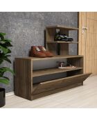 Meuble d'entrée Airy marron - 100x85x29.6 cm