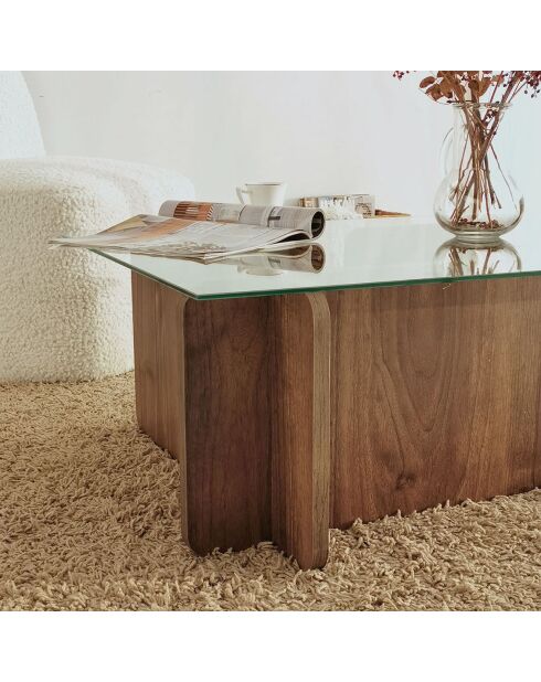 Escape brauner Couchtisch - 105x30x65 cm