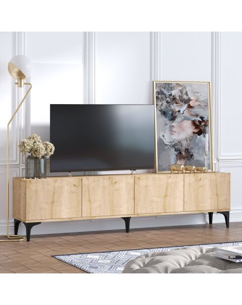 Meuble TV Nora marron - 180x50x35 cm