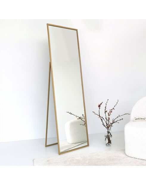 Miroir chevalet Cool doré - 50x170x60 cm