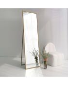 Miroir chevalet Cool doré - 50x170x60 cm